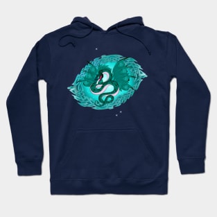 Green Celtic dragon Hoodie